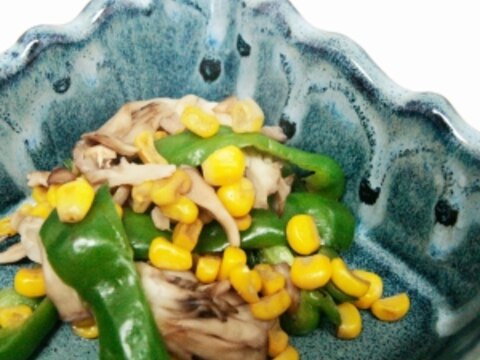 コーンが甘〜い♪塩麹で野菜炒め